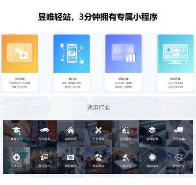 昱唯轻站小程序-小程序开发 小程序制作 小程序定制 小程序商城 企业商城小程序 小程序制设计